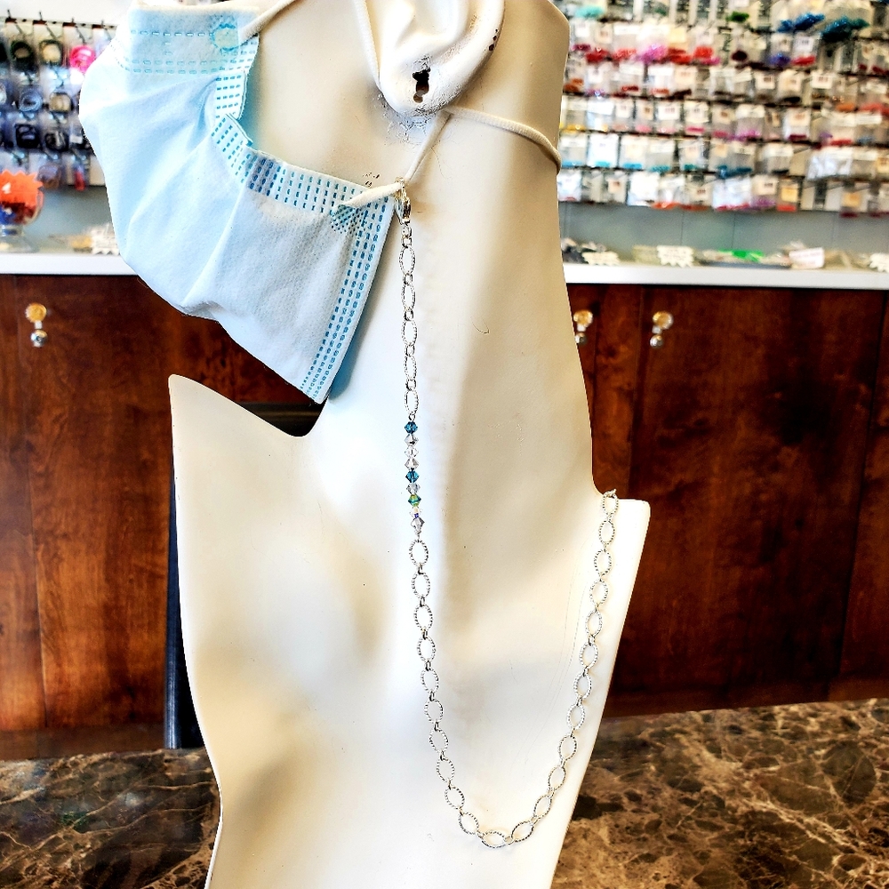 SWAROVSKI CRYSTAL Mask or Eyeglass Holder